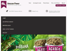 Tablet Screenshot of amazonpower.cz